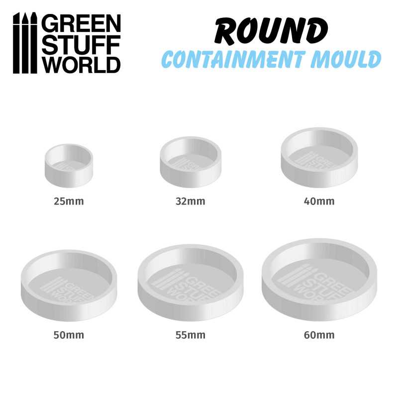 Green Stuff World - Round Containment Mould - Image 2
