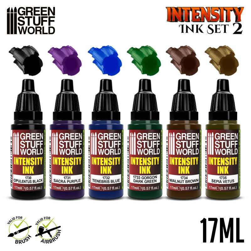 Green Stuff World - Set x6 Intensity Inks - Set 2 - Image 2