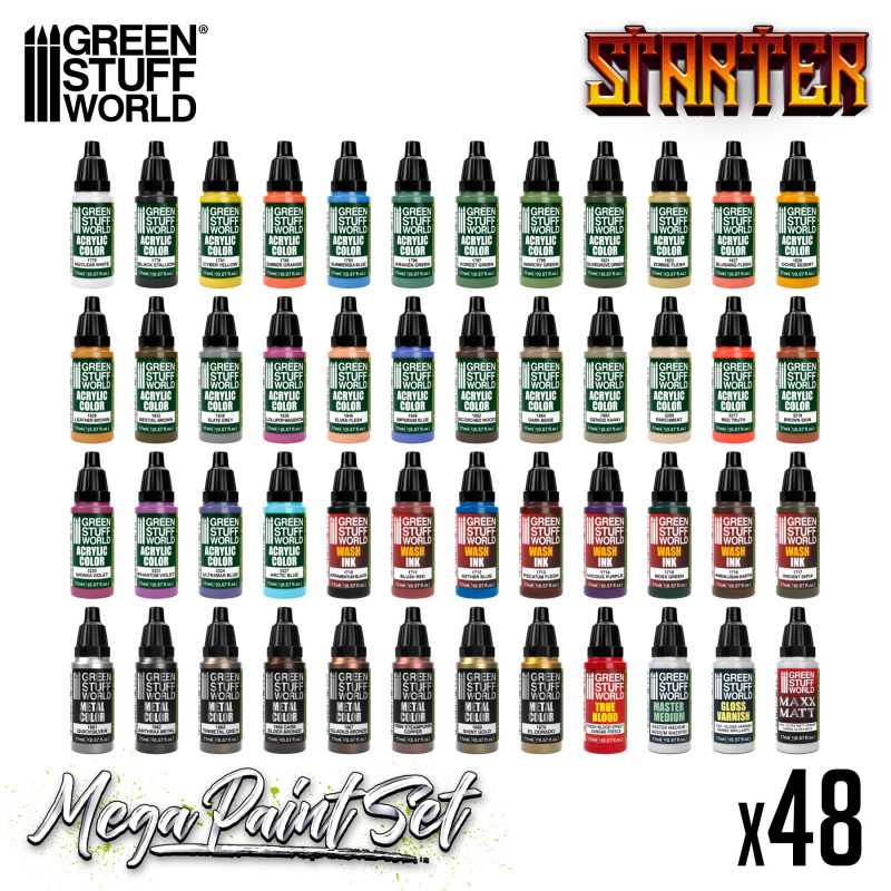 Green Stuff World Starter Mega Paint Set - Image 2