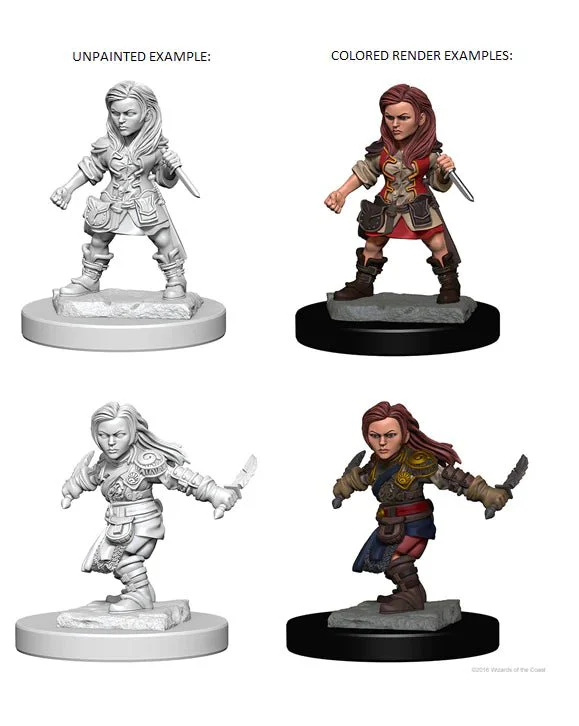 Halfling Female Rogue: D&D Nolzur's Marvelous Unpainted Miniatures (W1) 100D&D - Image 3
