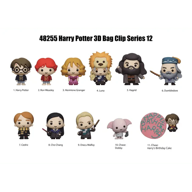 Harry Potter Series 12 Bag Clips - Image 2