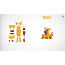 HEY CLAY Claymates Animals - Doggie (3 Cans) - Image 6
