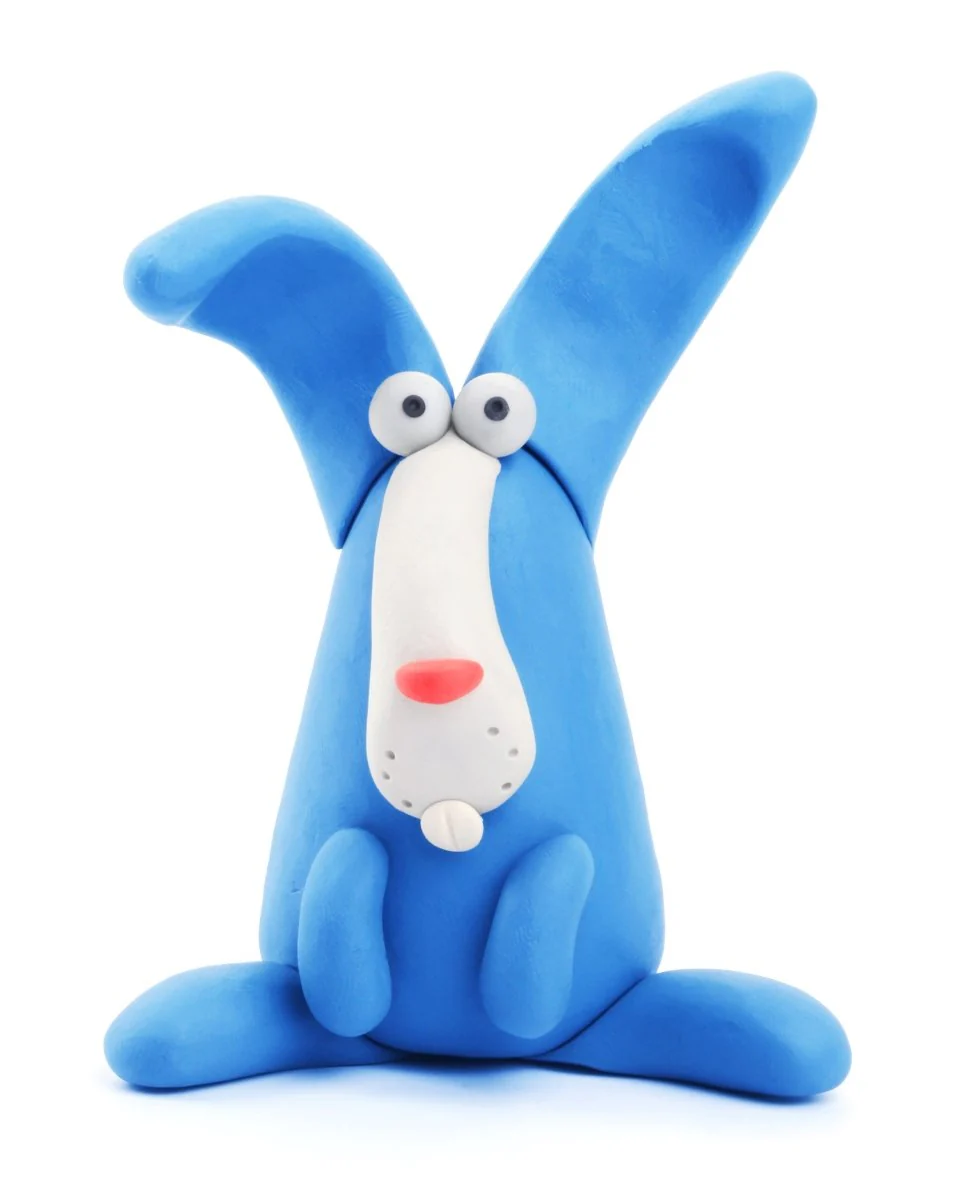 HEY CLAY Claymates Animals - Rabbit (3 Cans) - Image 2