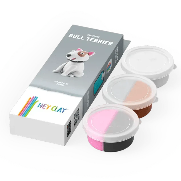 Hey Clay Dog Story - Bull Terrier (3 Cans) - Image 2