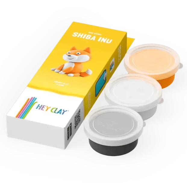 Hey Clay Dog Story - Shiba Inu (3 Cans) - Image 2