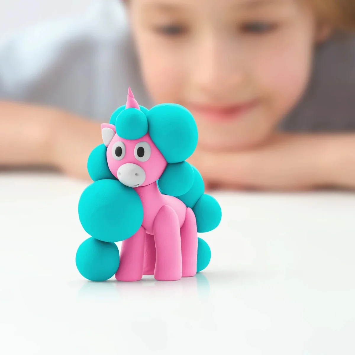 HEY CLAY Unicorn Claymates Cloudy (3 Cans) - Image 2