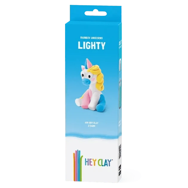 HEY CLAY Unicorn Claymates Lighty (3 Cans)