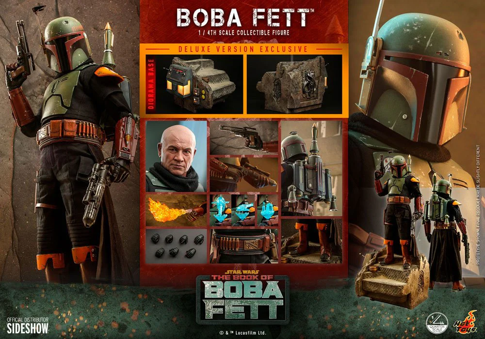 Hot Toys - Star Wars: The Book of Boba Fett Action Figure 1/4 Boba Fett (Deluxe Version) 45cm - Image 20