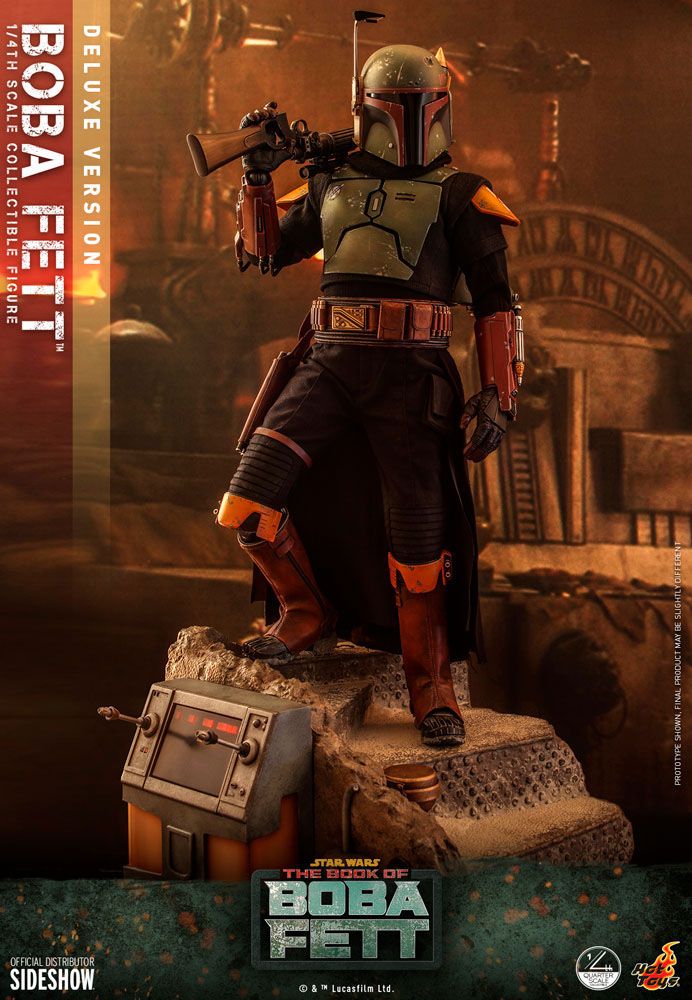 Hot Toys - Star Wars: The Book of Boba Fett Action Figure 1/4 Boba Fett (Deluxe Version) 45cm - Image 4