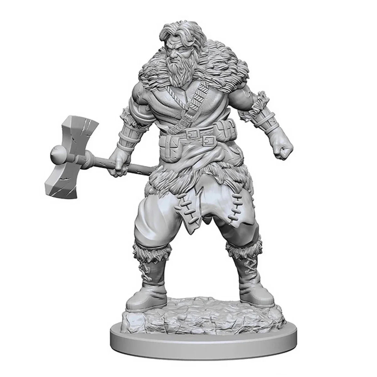 Human Male Barbarian: D&D Nolzur's Marvelous Unpainted Miniatures (W1) - Image 2