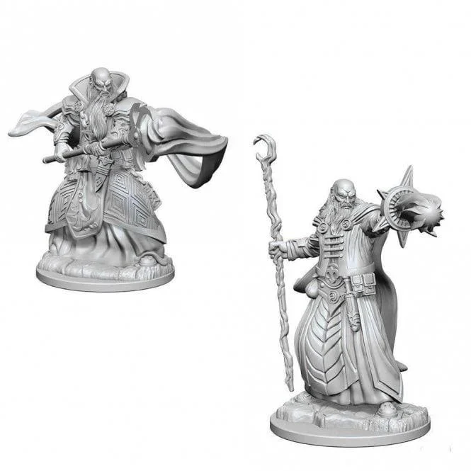 Human Male Wizards: D&D Nolzur's Marvelous Unpainted Miniatures (W1)