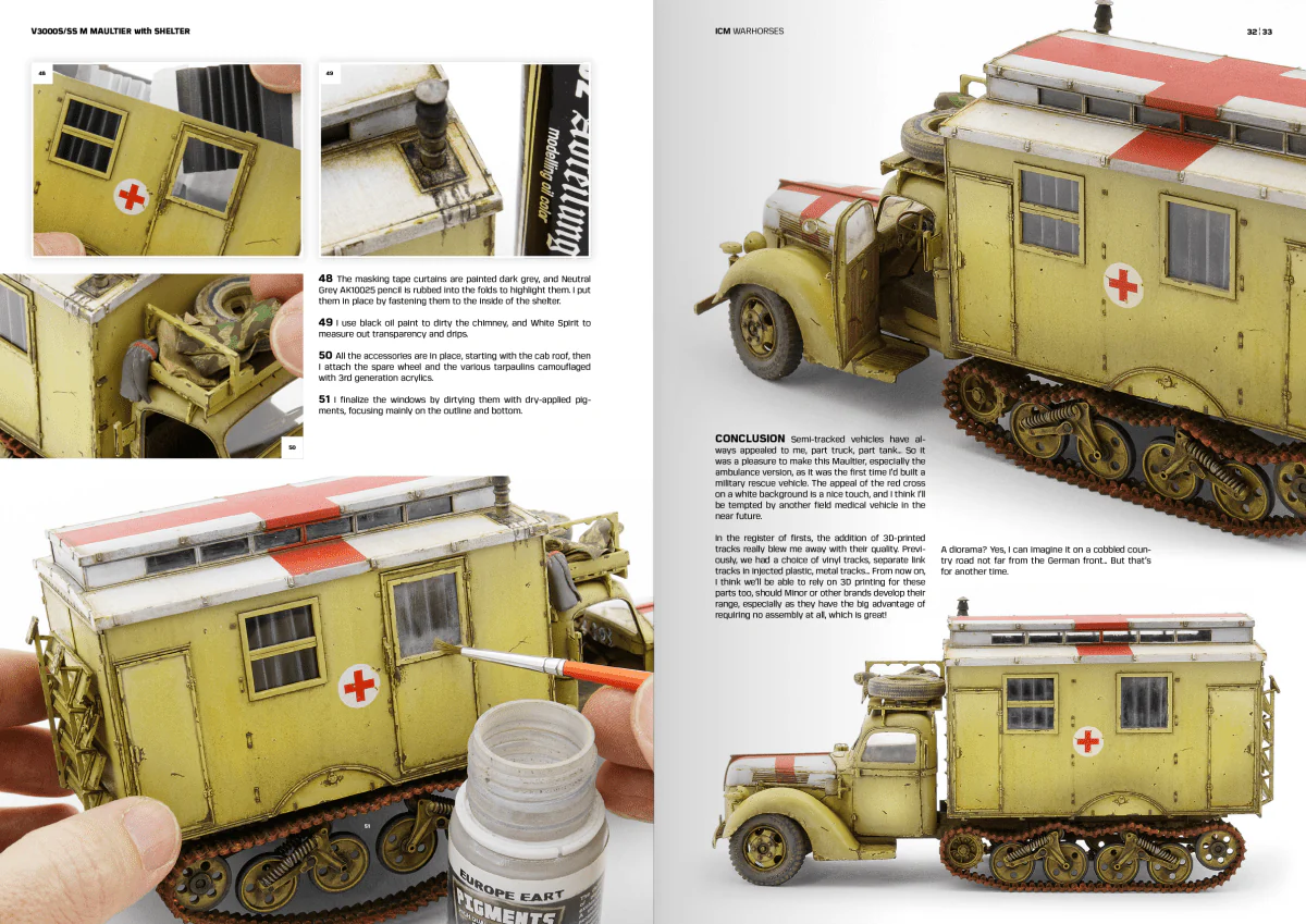 ICM - Warhorses: How to Paint & Weather WWII Trucks (AK130011) - Image 2