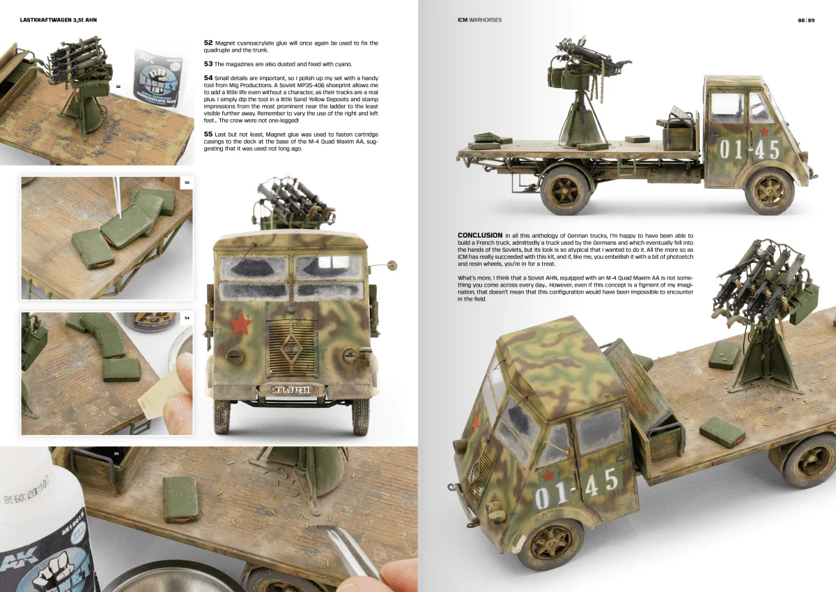 ICM - Warhorses: How to Paint & Weather WWII Trucks (AK130011) - Image 5