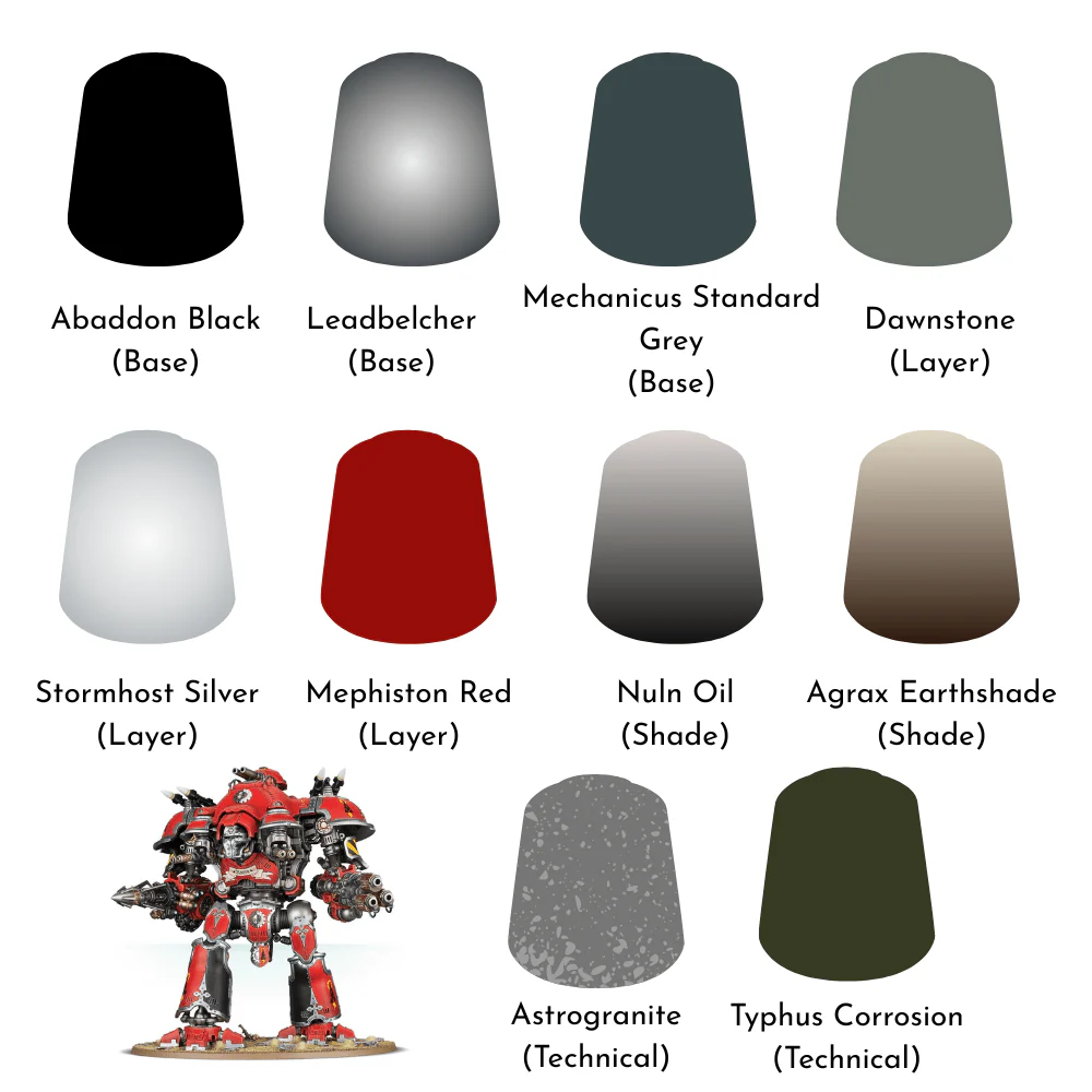 Imperial Knights: Essential Paints – 10 Colour Set