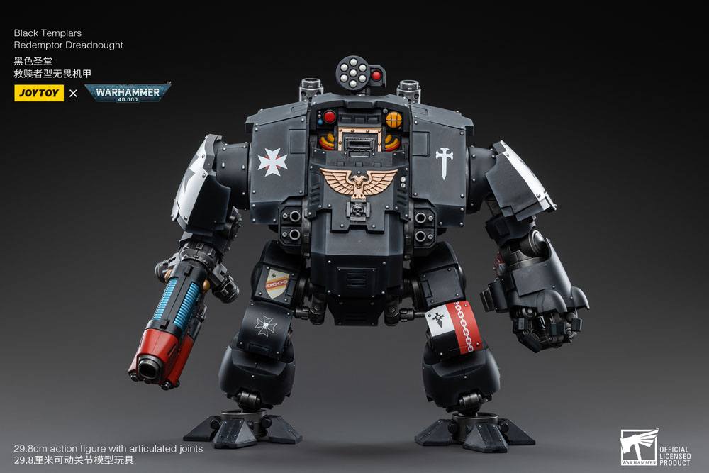 Joy Toy Warhammer 40k: Black Templars Redemptor Dreadnought 30cm - Image 13