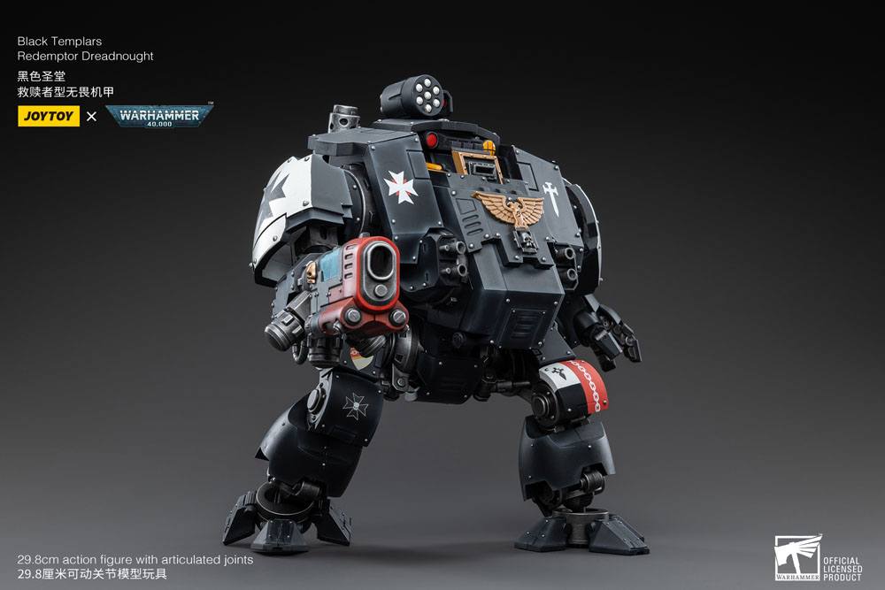 Joy Toy Warhammer 40k: Black Templars Redemptor Dreadnought 30cm - Image 14