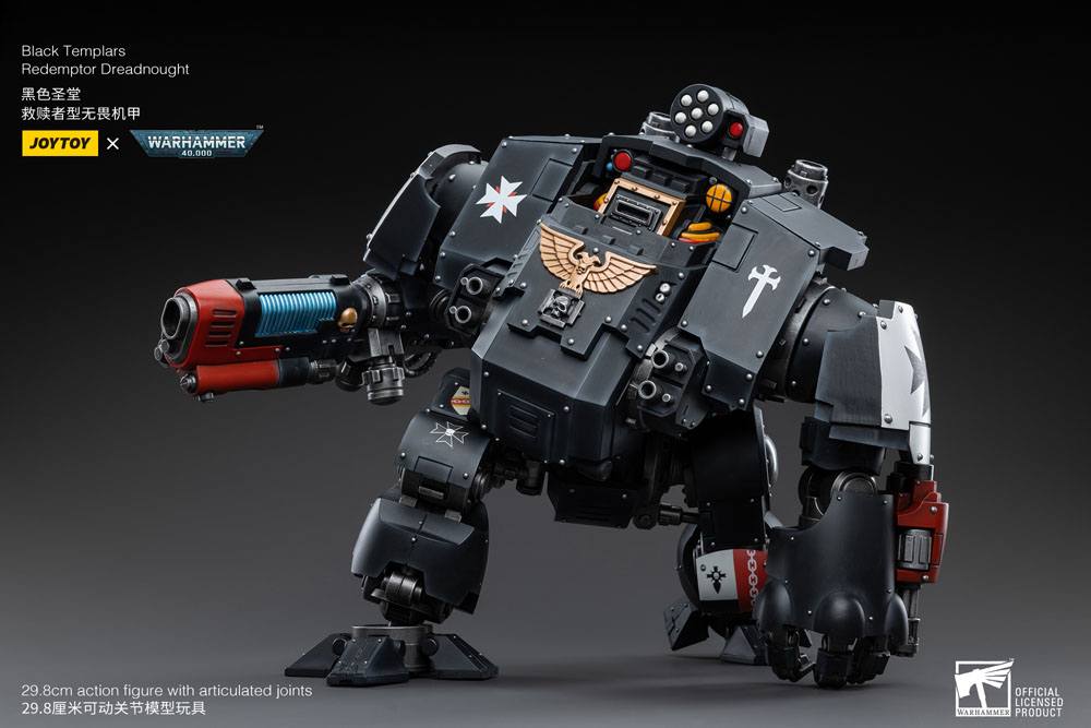 Joy Toy Warhammer 40k: Black Templars Redemptor Dreadnought 30cm - Image 7