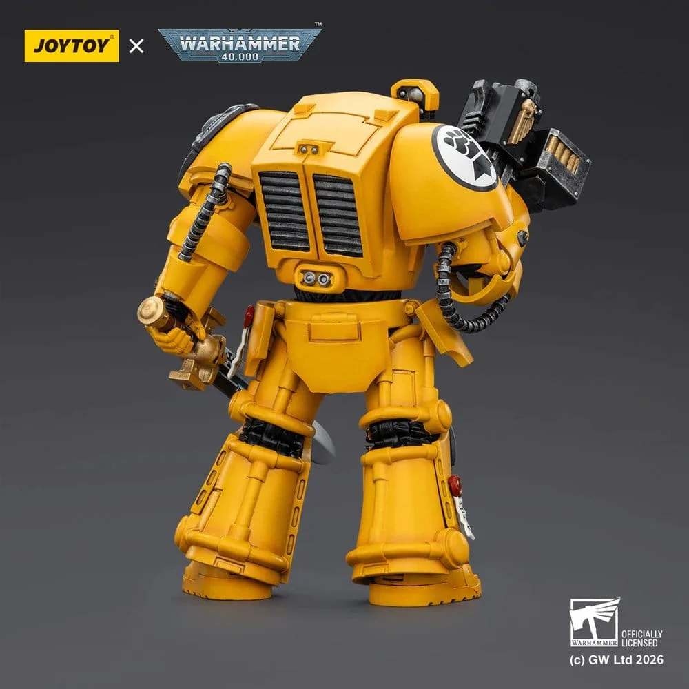Joy Toy Warhammer 40k: Imperial Fists Terminator 1 with Power Sword and Storm Bolter 14cm - Image 5