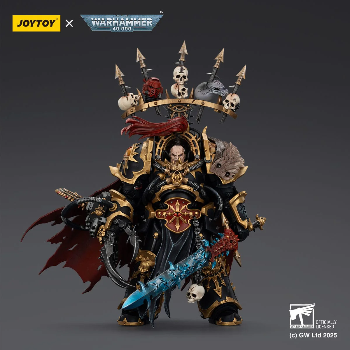 Joy Toy Warhammer 40k: Black Legion Abaddon the Despoiler with Drach'nyen and the Talo 16cm - Image 14