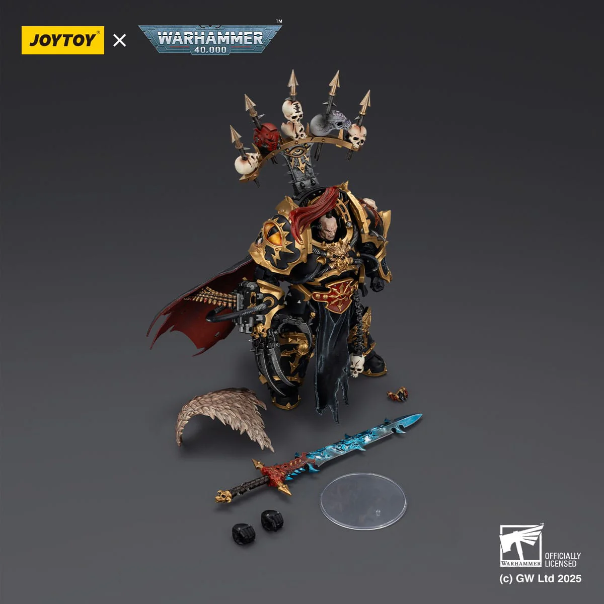 Joy Toy Warhammer 40k: Black Legion Abaddon the Despoiler with Drach'nyen and the Talo 16cm - Image 18
