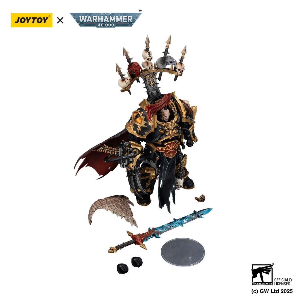 Joy Toy Warhammer 40k: Black Legion Abaddon the Despoiler with Drach'nyen and the Talo 16cm - Image 2