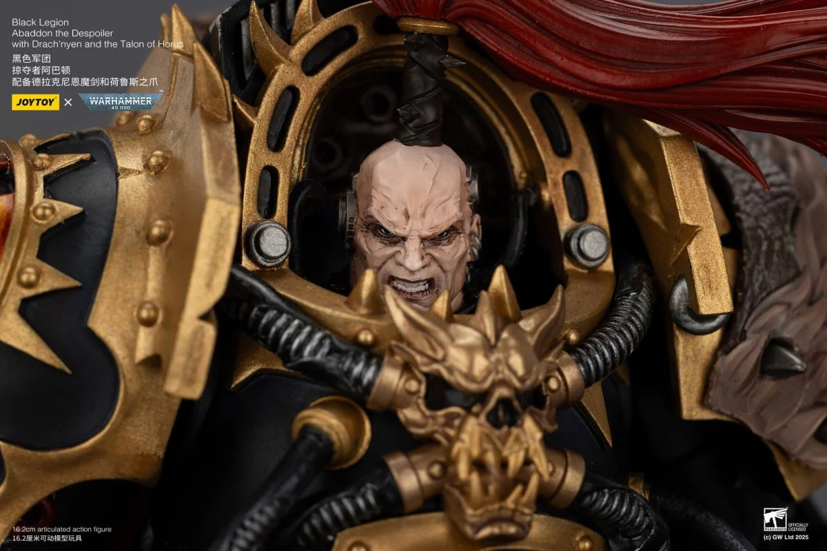 Joy Toy Warhammer 40k: Black Legion Abaddon the Despoiler with Drach'nyen and the Talo 16cm - Image 9