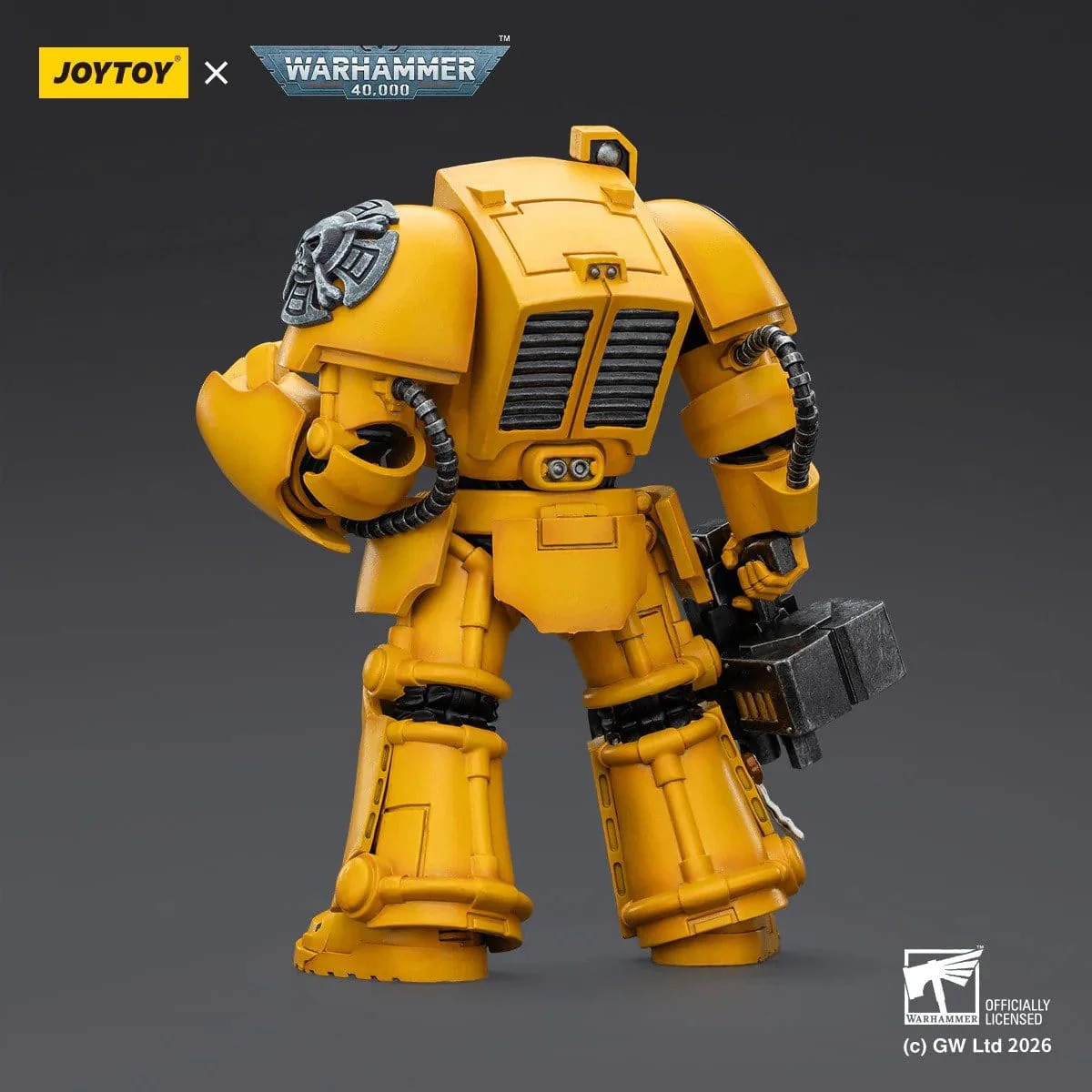Joy Toy Warhammer 40k: Imperial Fists Terminator 2 with Power Fist and Storm Bolter 14cm - Image 6