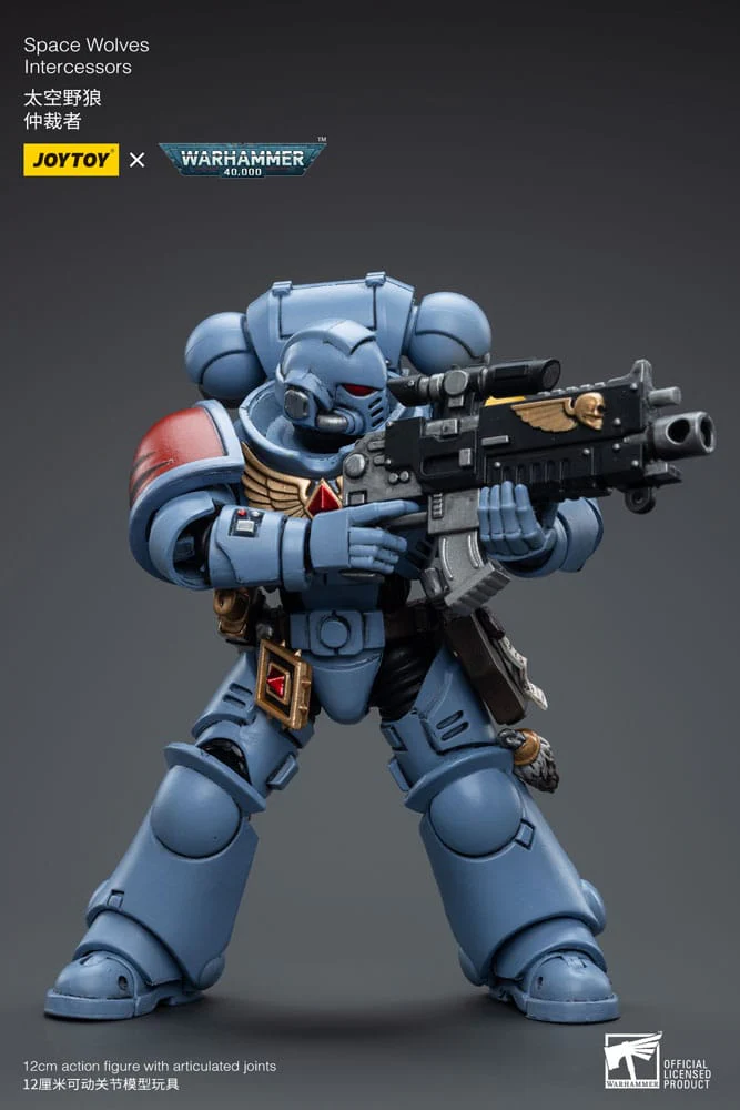 Joy Toy Warhammer 40k: Space Wolves Intercessor 12cm - Image 7