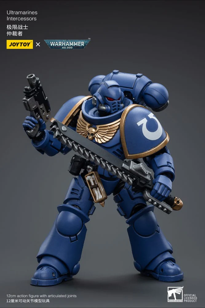 Joy Toy Warhammer 40k: Ultramarines Intercessor 12cm - Image 4