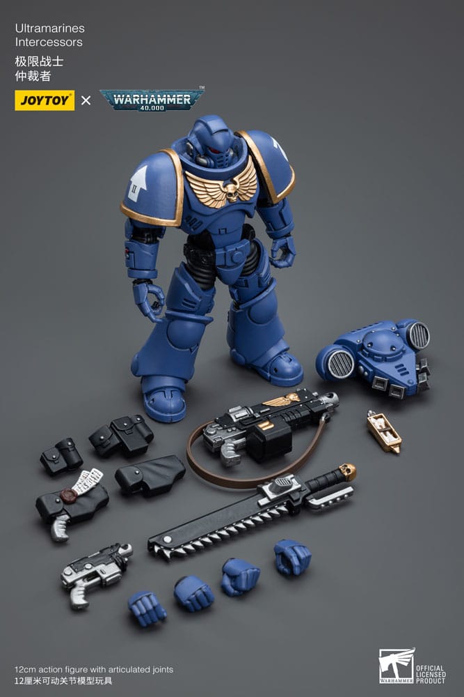 Joy Toy Warhammer 40k: Ultramarines Intercessor 12cm - Image 8
