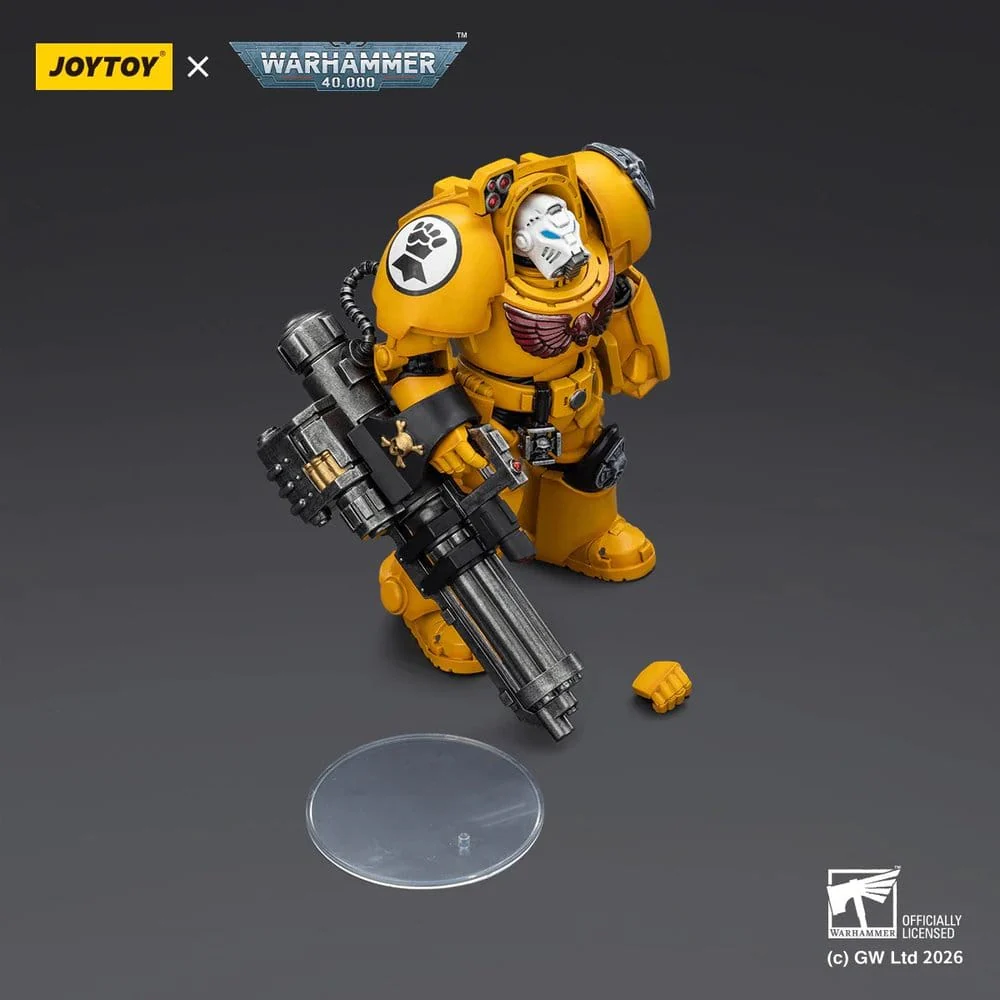 Joy Toy Warhammer 40k: Imperial Fists Terminator 3 with Power Fist and Assault Cannon 14cm - Image 2