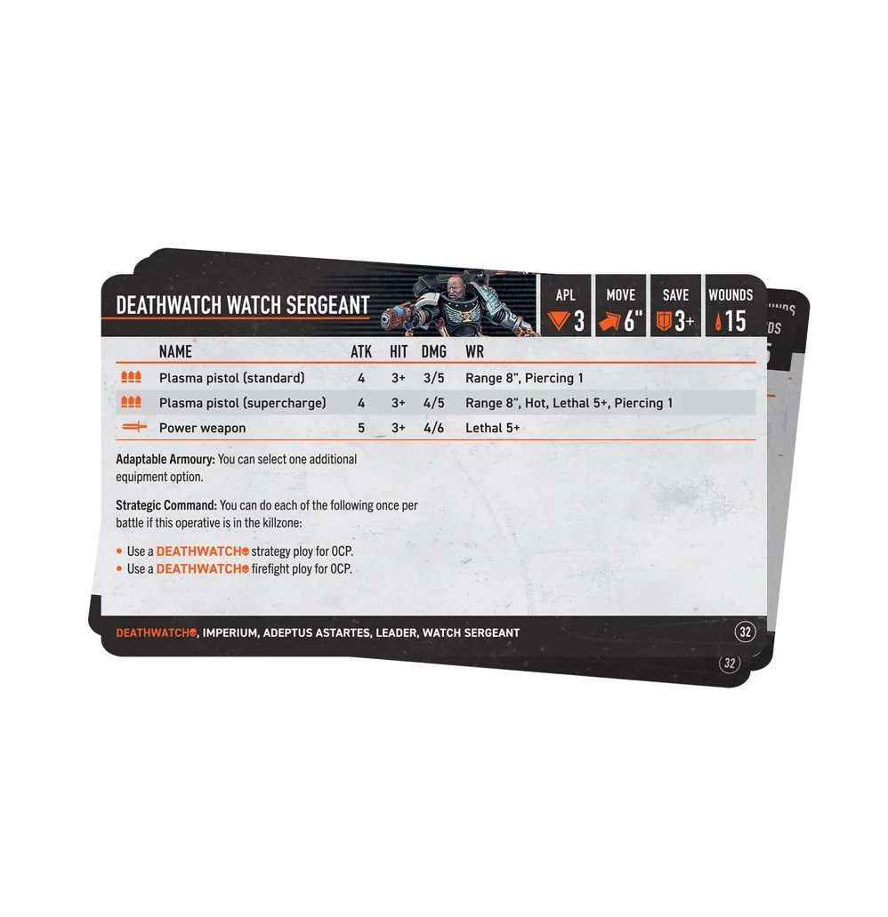 Kill Team Datacards: Deathwatch - Image 3