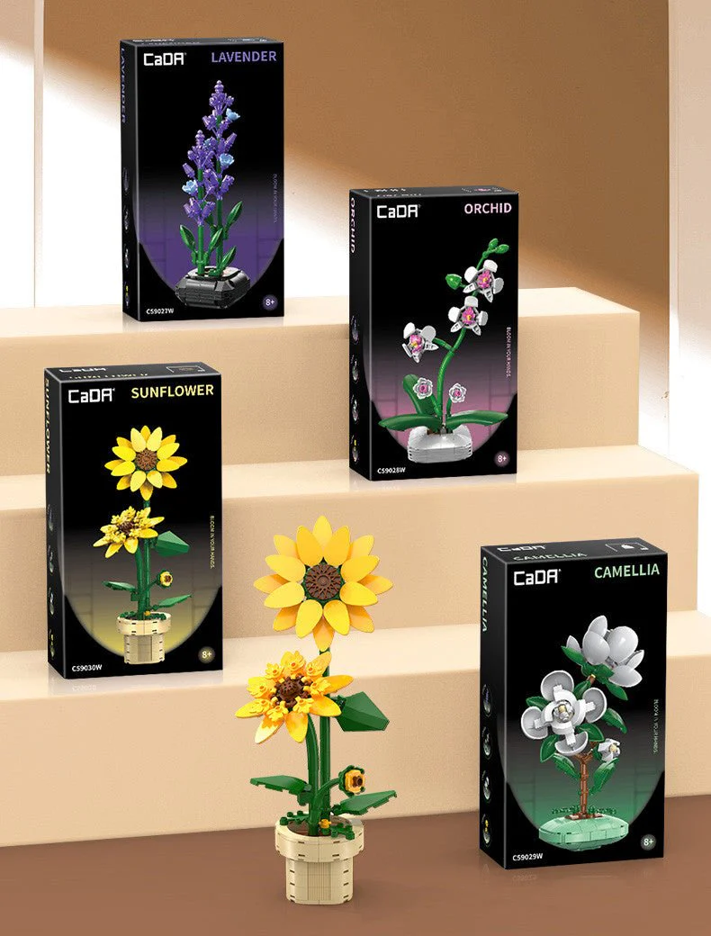 CaDA Lavender Building Block Planter - 205 pcs - Image 5
