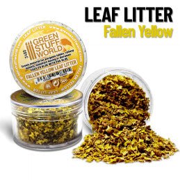 Green Stuff World Leaf Litter - Fallen Yellow - Image 3
