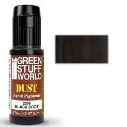 Green Stuff World Liquid Pigments - Black Soot 17ml - Image 2