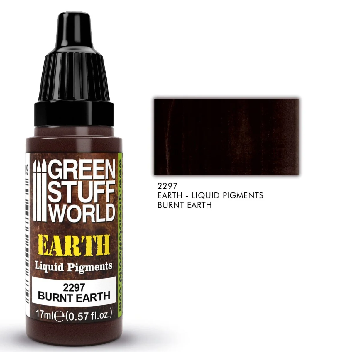 Green Stuff World Liquid Pigments - Burnt Earth 17ml