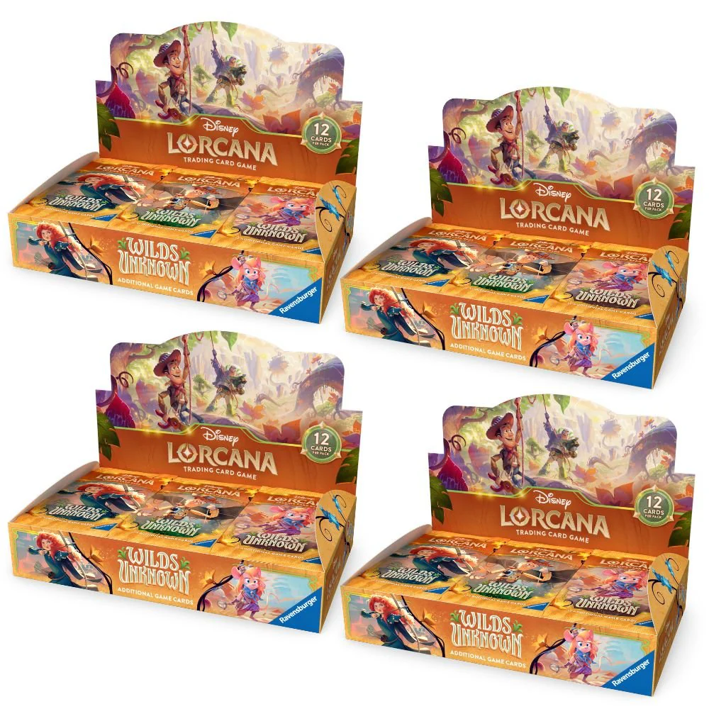 Lorcana Wilds Unknown x4 Booster Box Bundle