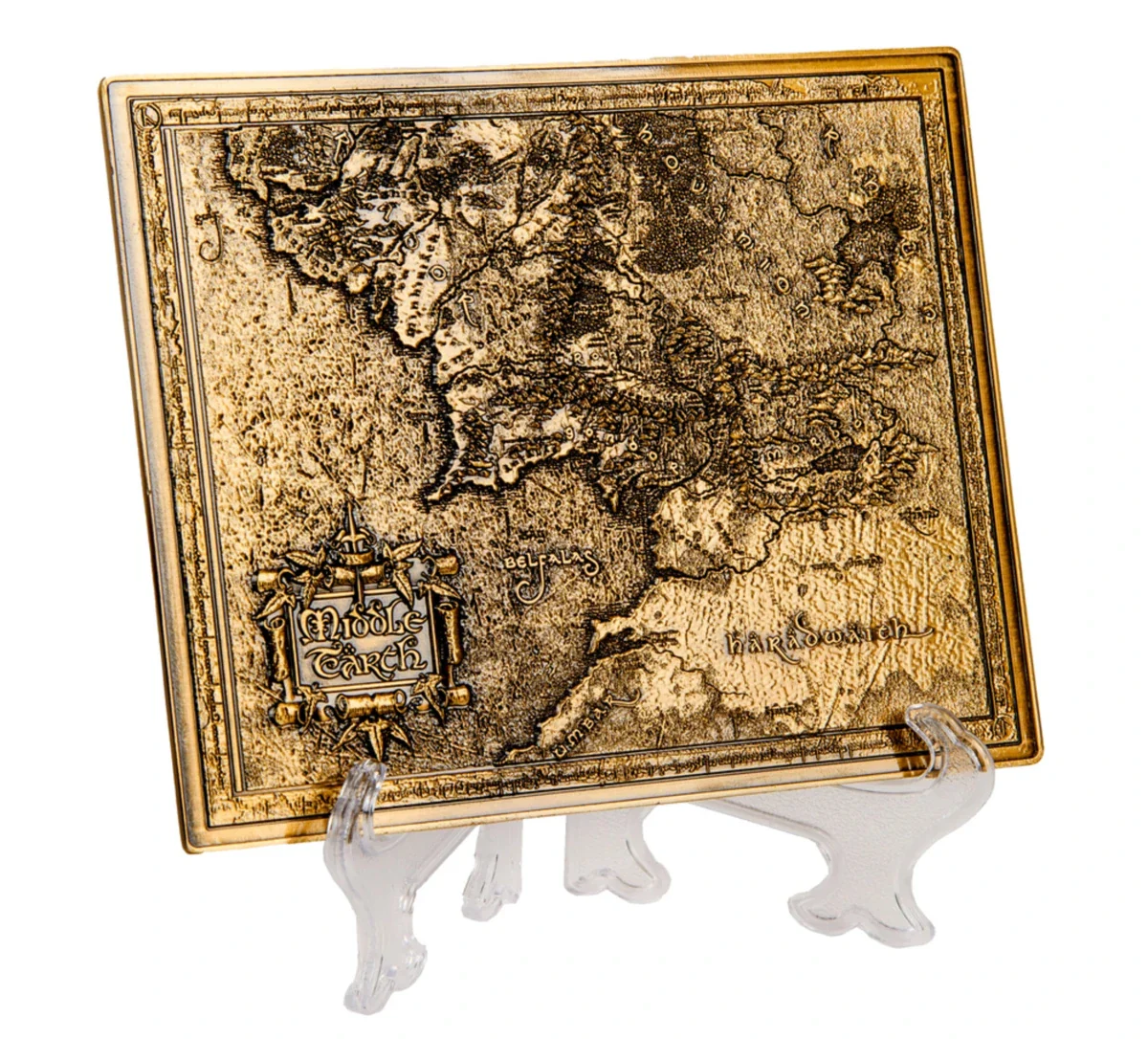 Lord of the Rings Middle Earth Metal Map - Image 2