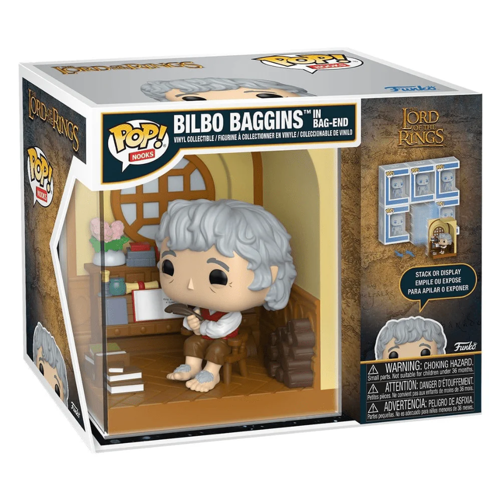 Lord of the Rings Funko POP! Nooks Vinyl Diorama Bilbo Baggins 9cm