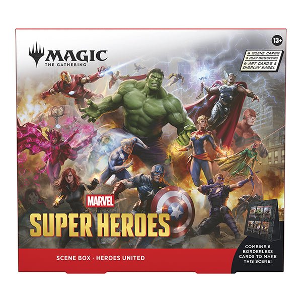 Magic The Gathering - Marvel Super Heroes Scene Box - Heroes United