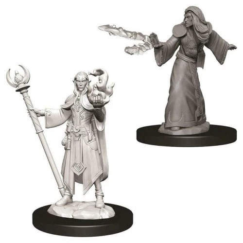 Male Elf Wizard: D&D Nolzur's Marvelous Unpainted Miniatures (W9) 100D&D
