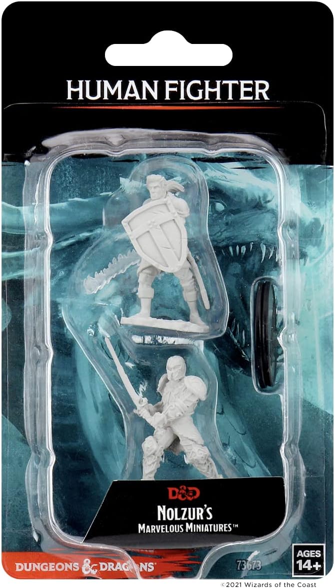Male Human Fighter: D&D Nolzur's Marvelous Unpainted Miniatures (W8) - Image 3