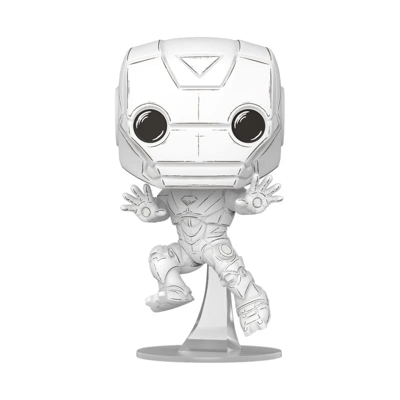 Marvel Funko POP! Sketched - Iron Man 9cm (1572) - Image 2