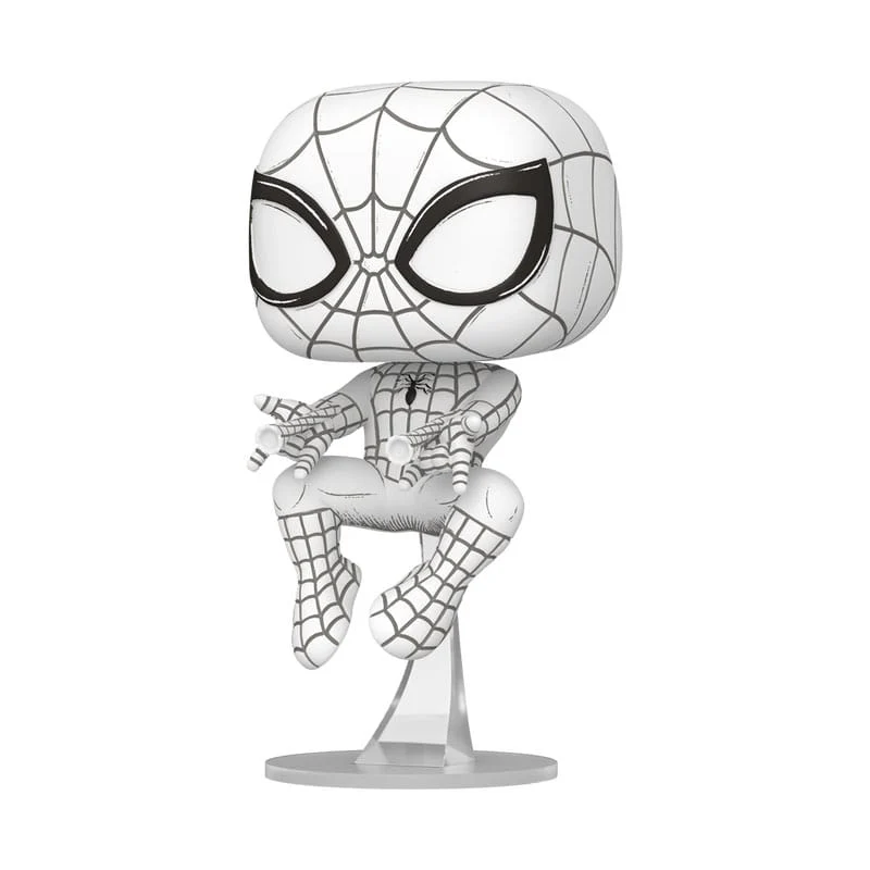 Marvel Funko POP! Sketched - Spider-Man 9cm (1574) - Image 2