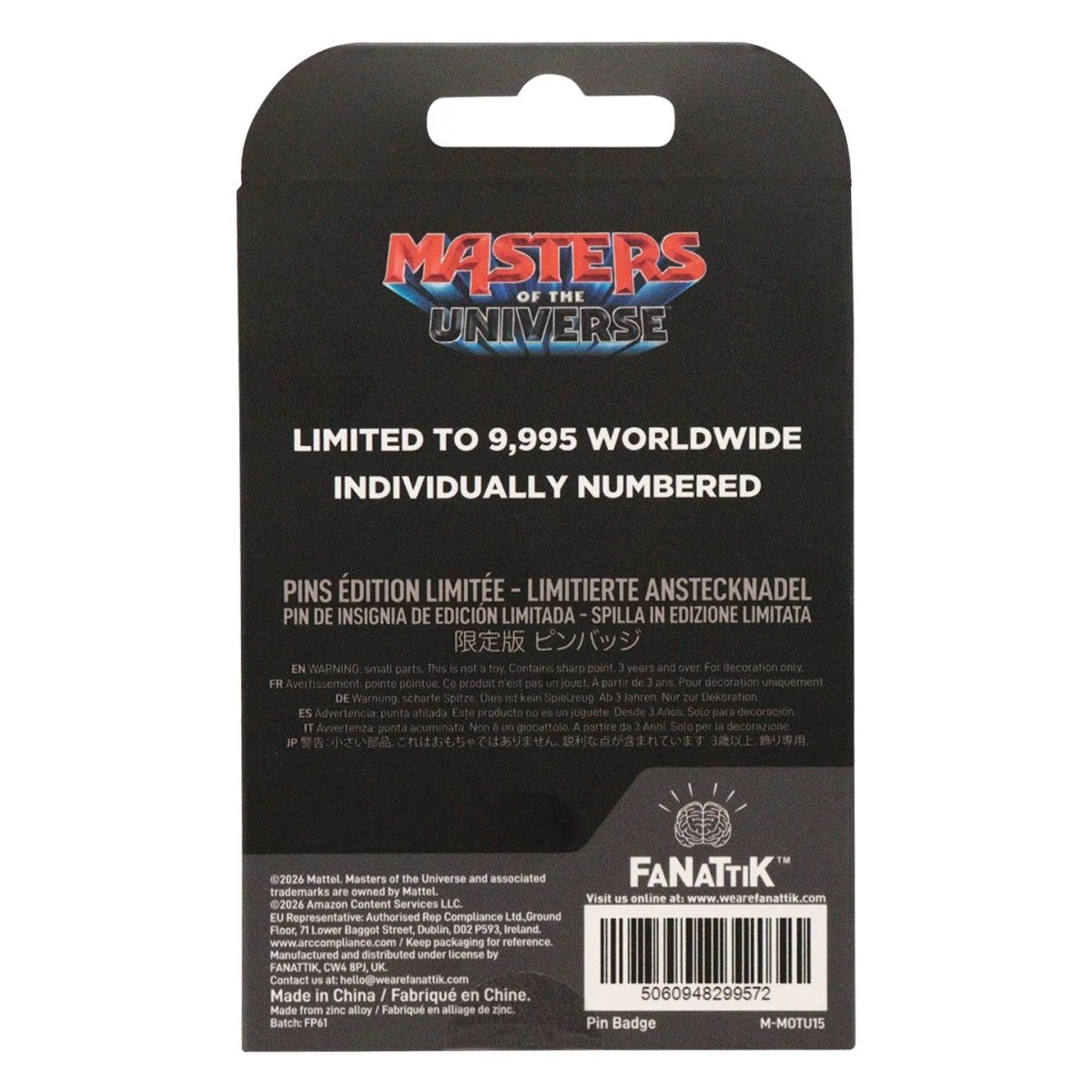 Masters of the Universe® 2026 - Limited Edition He-Man Pin Badge - Image 5