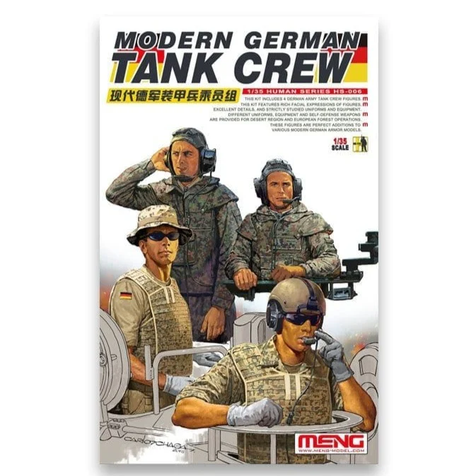 MENG 1/35 Modern German Tank Crew (MM HS-006)