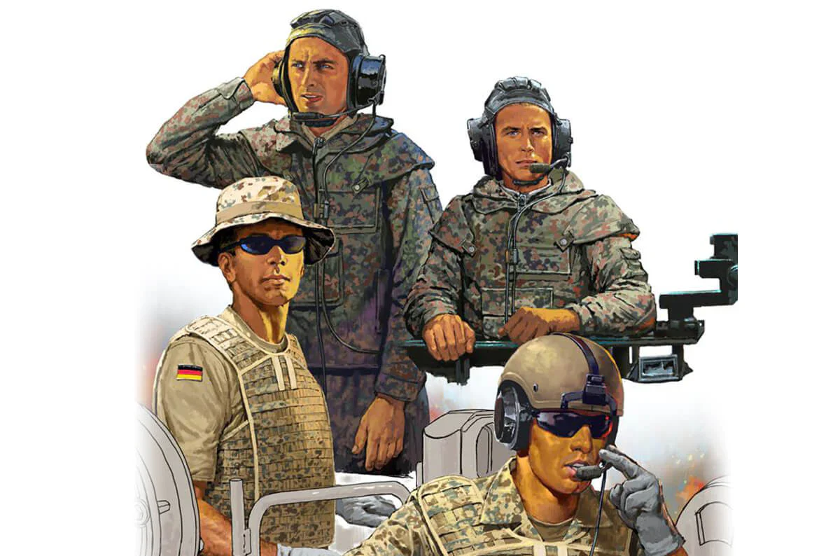 MENG 1/35 Modern German Tank Crew (MM HS-006) - Image 2