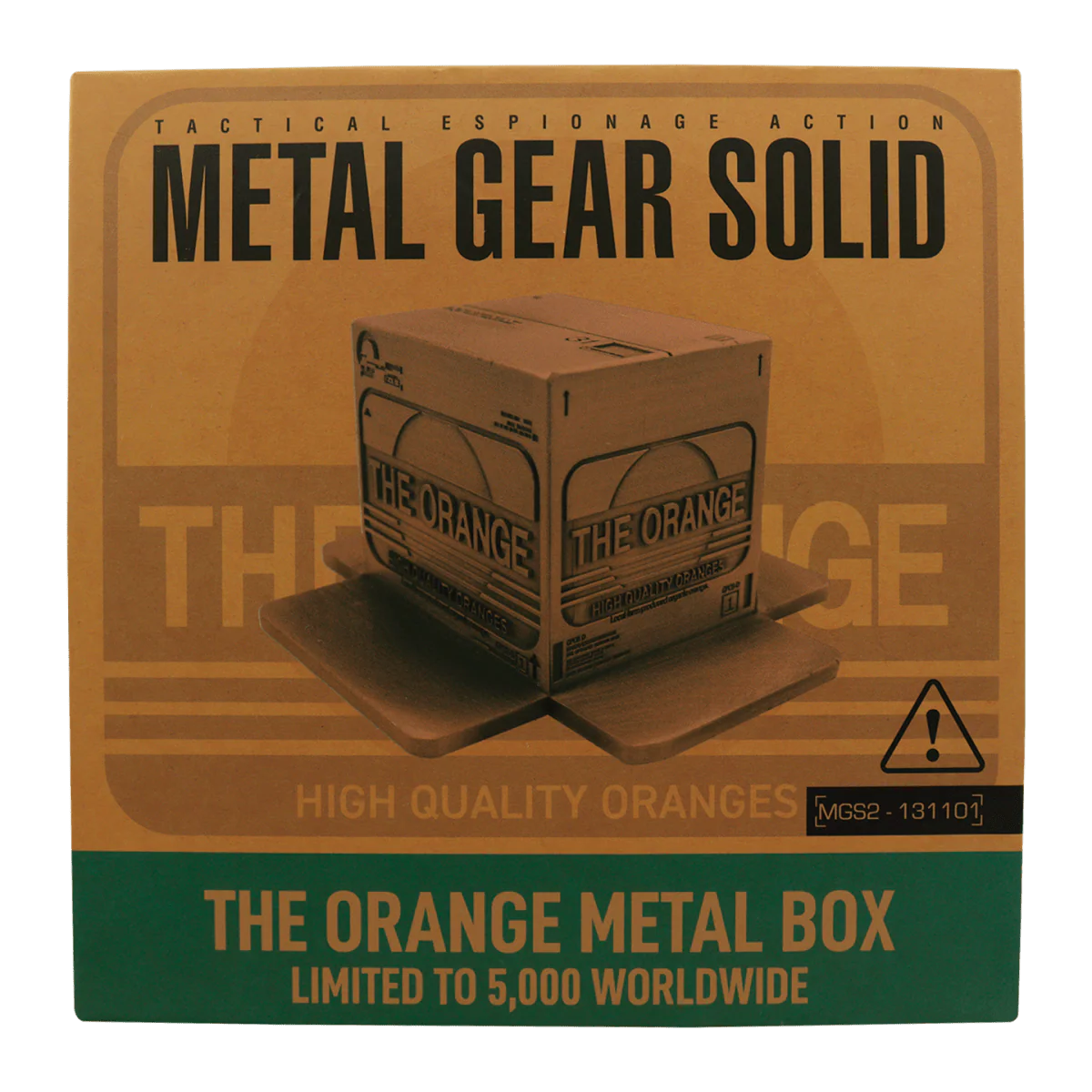 Metal Gear Solid 2 - Replica Antique Gold Plated Cardboard Box - Image 3