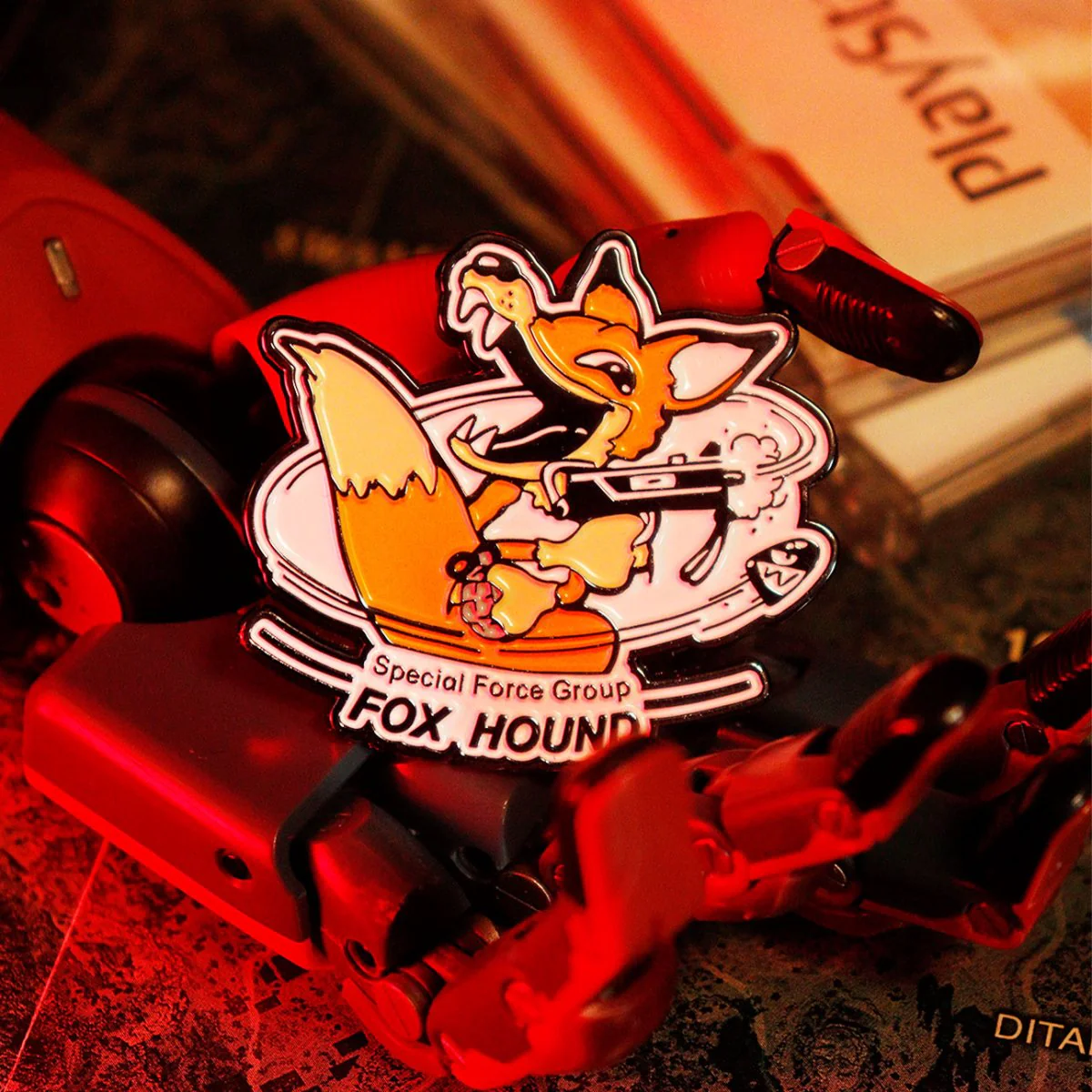 Metal Gear Solid FOXHOUND Limited Edition Pin Badge - Image 5