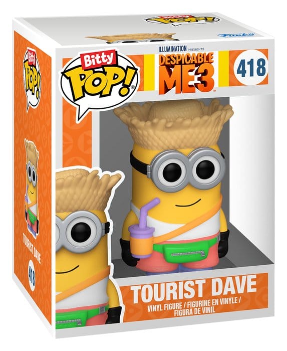 Minions Bitty POP! 2-Pack Pajama Bob & Tourist Dave 2cm - Image 3